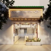 Thiết kế phòng khám mắt và tiệm kính mắt Sài Gòn hiện đại 